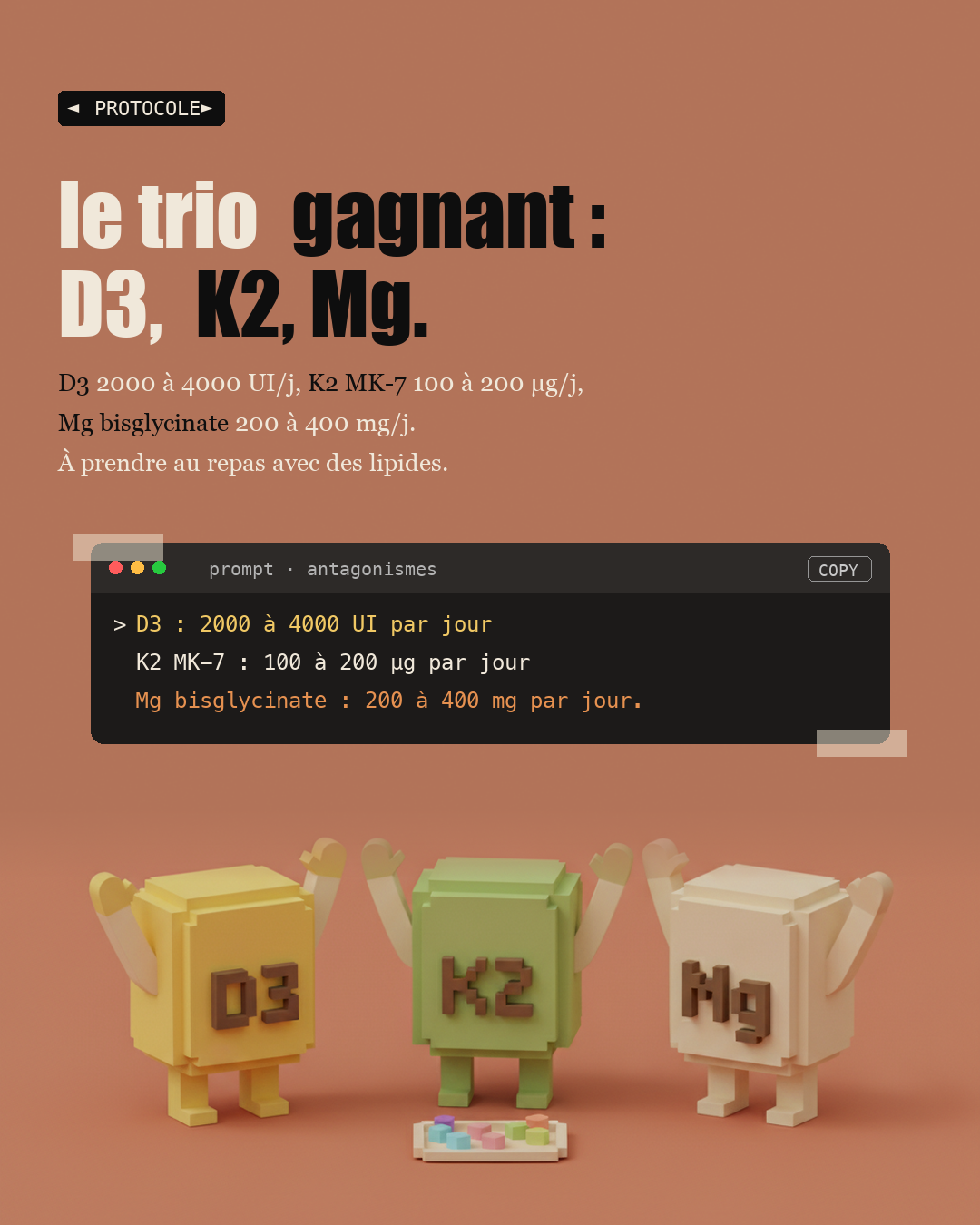 Vitamine D sans K2 : l'erreur qui calcifie tes artères : Slide 6