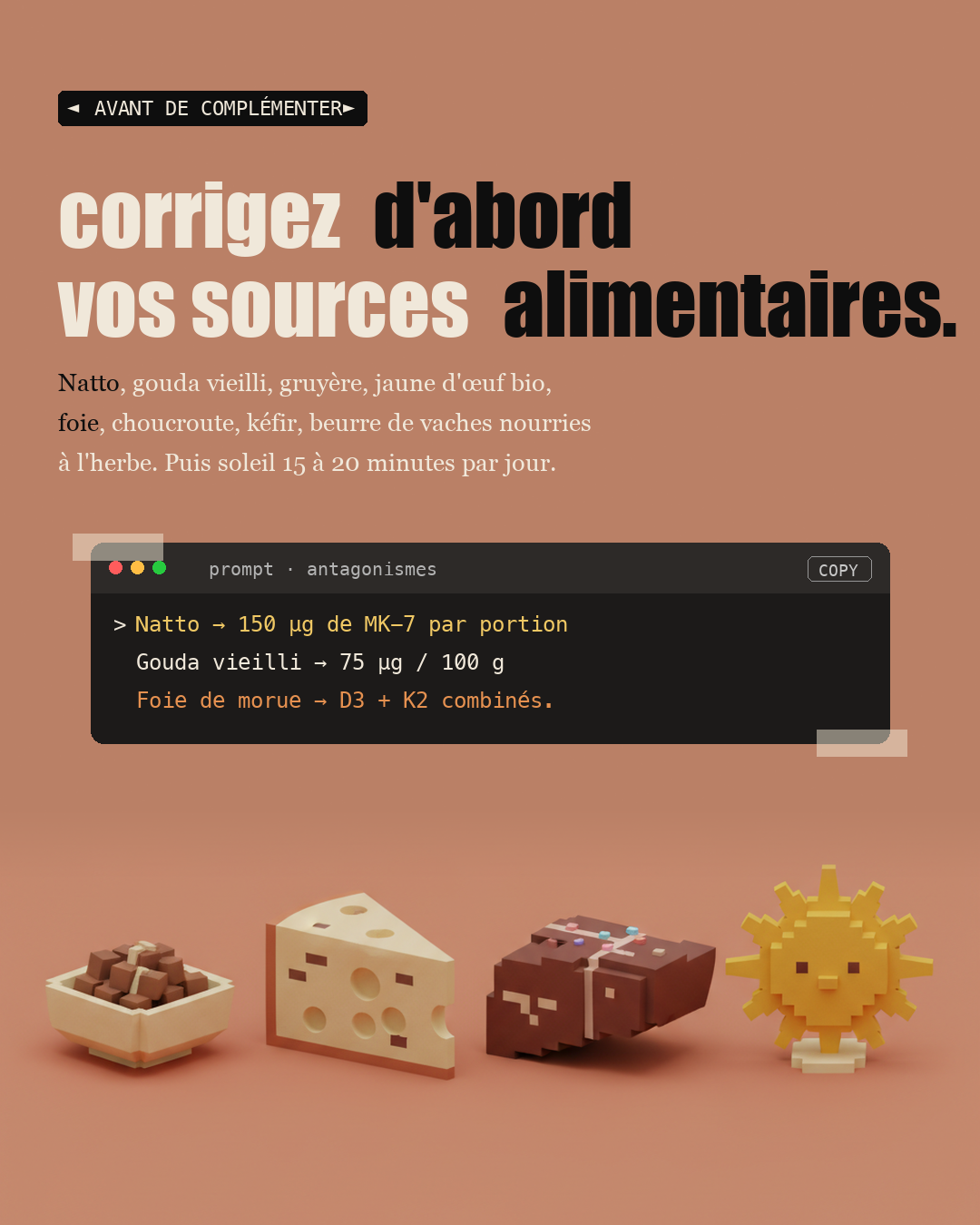 Vitamine D sans K2 : l'erreur qui calcifie tes artères : Slide 8