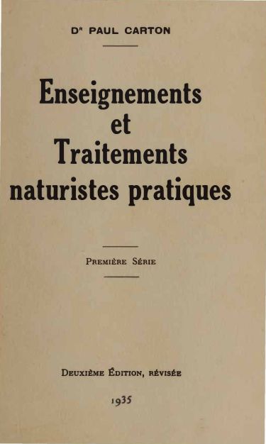 Enseignements et traitements naturistes pratiques : Tome 1 — aperçu page 1