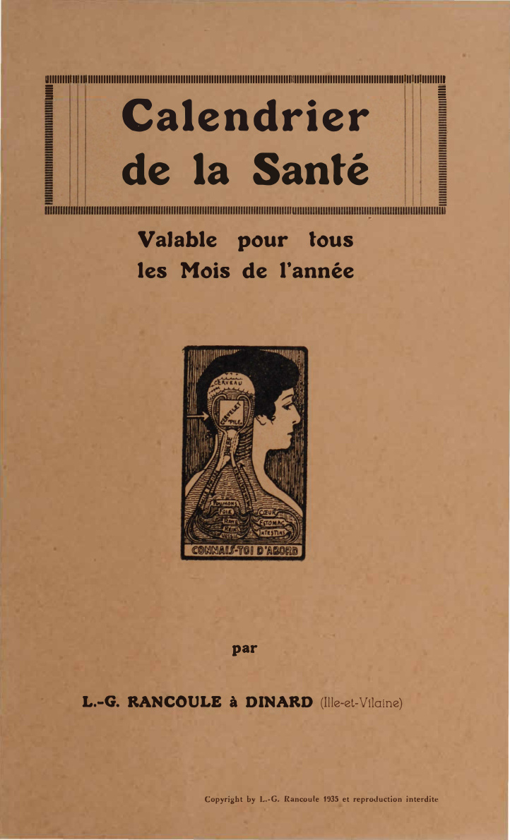 Le calendrier de la santé