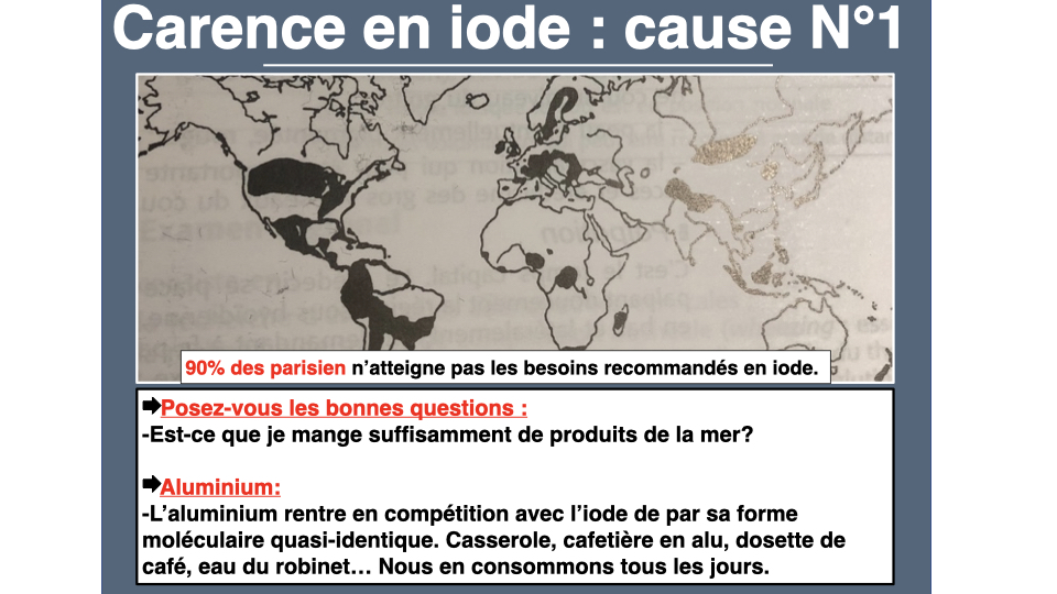 Carence en iode : cause N°1 mondiale